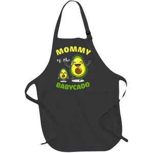 Mommy Of The Babycado Avocado Family Matching Gift Full-Length Apron With Pockets