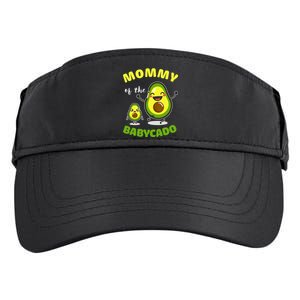 Mommy Of The Babycado Avocado Family Matching Gift Adult Drive Performance Visor