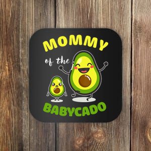 Mommy Of The Babycado Avocado Family Matching Gift Coaster