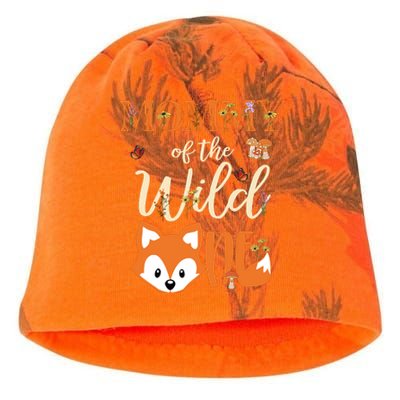 Mommy Of The Wild One Birthday Girl Fox Lover Mom Mother Kati - Camo Knit Beanie