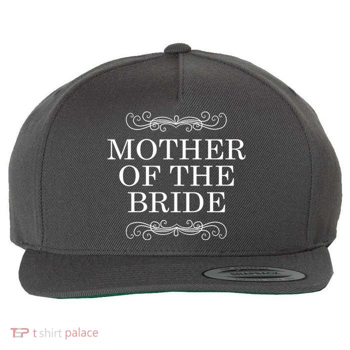 Mother Of The Bride Wool Snapback Cap
