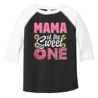 Mama Of The Sweet One Birthday 1st Bday Donut One Party Toddler Fine Jersey T-Shirt