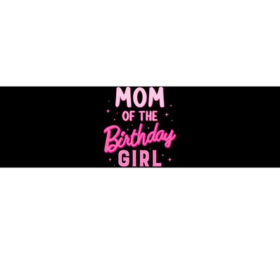 Mom Of The Birthday Girl Party Girl Groovy Retro For Mommy Bumper Sticker