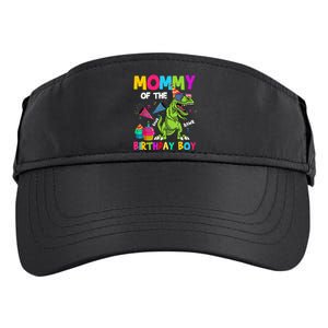 Mommy Of The Birthday Boy T-Rex Dinosaur Birthday Adult Drive Performance Visor