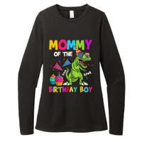 Mommy Of The Birthday Boy T-Rex Dinosaur Birthday Womens CVC Long Sleeve Shirt