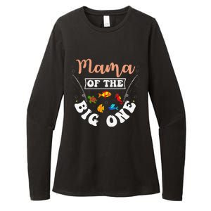 Mama Of The Big One Fishing Birthday Party Bday Celebration Womens CVC Long Sleeve Shirt