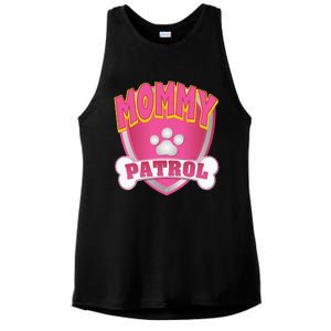 Mommy Of The Birthday Girl Dog Paw Mom Matching Ladies PosiCharge Tri-Blend Wicking Tank