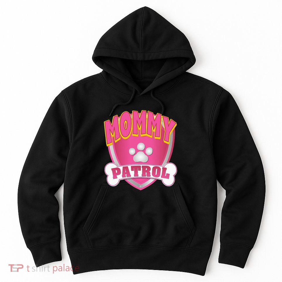 Mommy Of The Birthday Girl Dog Paw Mom Matching Hoodie