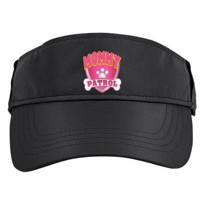 Mommy Of The Birthday Girl Dog Paw Mom Matching Adult Drive Performance Visor