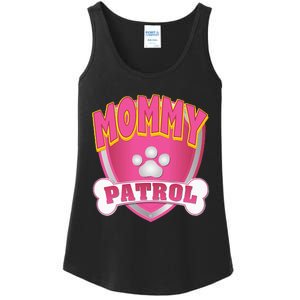 Mommy Of The Birthday Girl Dog Paw Mom Matching Ladies Essential Tank