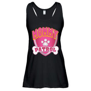 Mommy Of The Birthday Girl Dog Paw Mom Matching Ladies Essential Flowy Tank