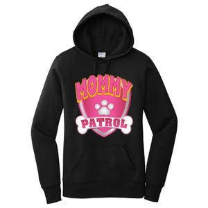 Mommy Of The Birthday Girl Dog Paw Mom Matching Women's Pullover Hoodie