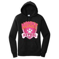 Mommy Of The Birthday Girl Dog Paw Mom Matching Women's Pullover Hoodie