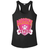 Mommy Of The Birthday Girl Dog Paw Mom Matching Ladies PosiCharge Competitor Racerback Tank