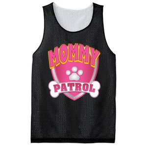 Mommy Of The Birthday Girl Dog Paw Mom Matching Mesh Reversible Basketball Jersey Tank