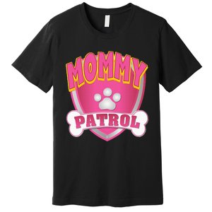 Mommy Of The Birthday Girl Dog Paw Mom Matching Premium T-Shirt