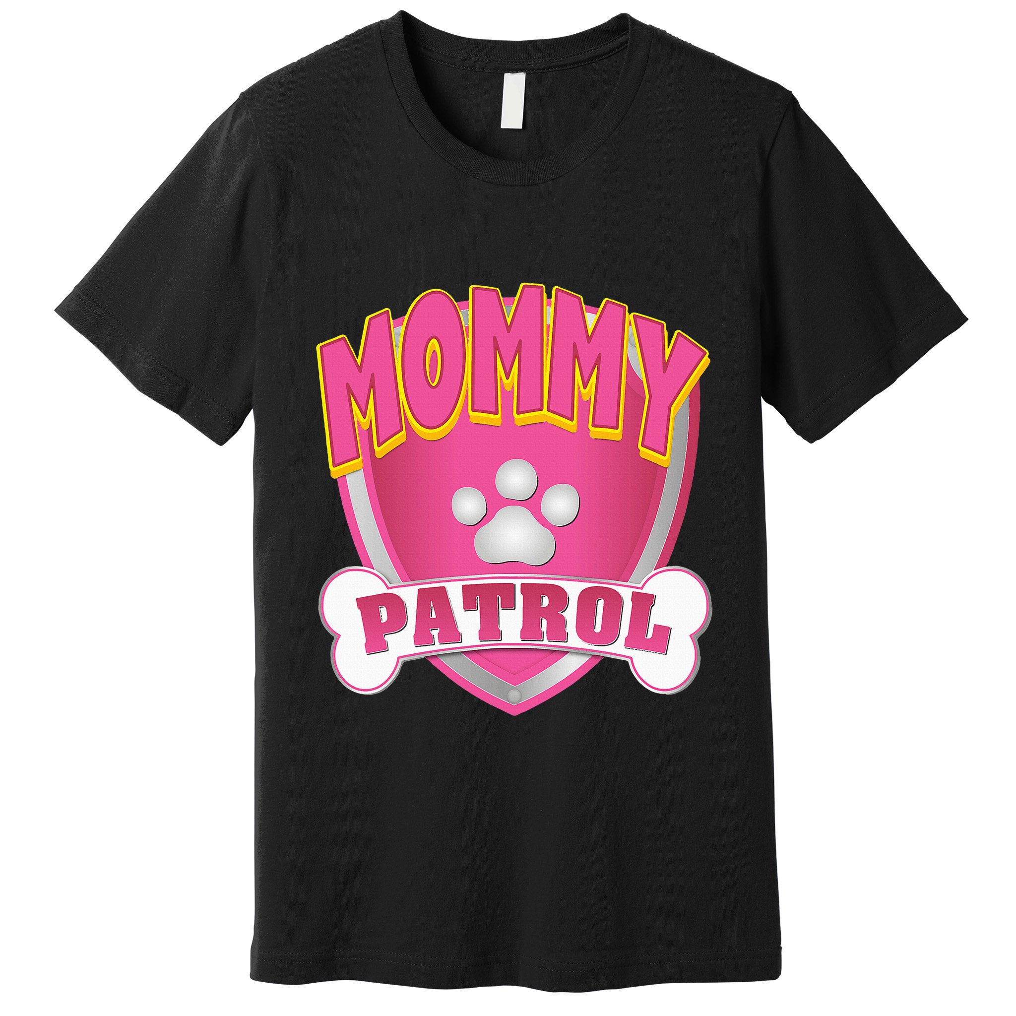 Mommy Of The Birthday Girl Dog Paw Mom Matching Premium T-Shirt