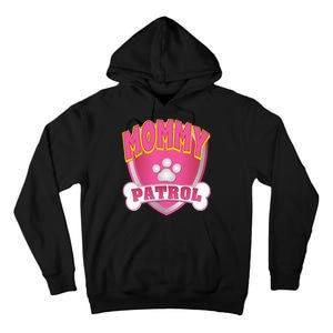 Mommy Of The Birthday Girl Dog Paw Mom Matching Tall Hoodie