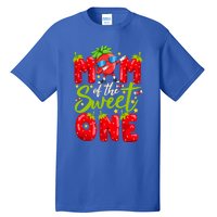 Mom Of The Sweet One Dabbing Valentines Day Strawberry Funny Gift Meaningful Gif Tall T-Shirt