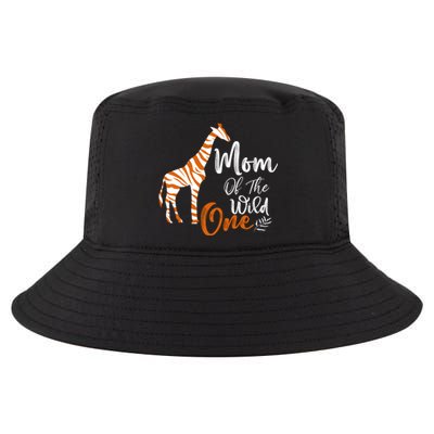 Mom Of The Wild One Funny 1st Birthday Animal Safari Gift Cool Comfort Performance Bucket Hat