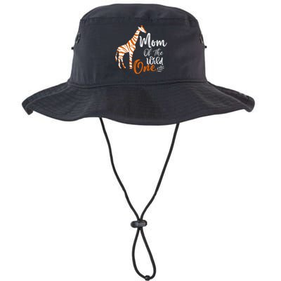 Mom Of The Wild One Funny 1st Birthday Animal Safari Gift Legacy Cool Fit Booney Bucket Hat