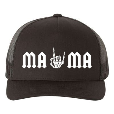 Mama Of The Bad Two The Bone Birthday 2 Years Old Birthday Yupoong Adult 5-Panel Trucker Hat