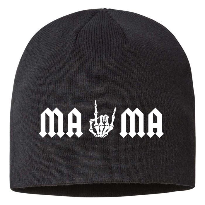 Mama Of The Bad Two The Bone Birthday 2 Years Old Birthday Sustainable Beanie