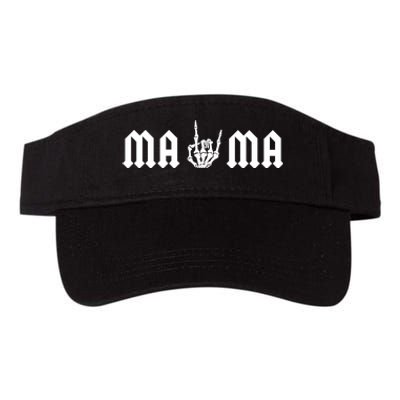 Mama Of The Bad Two The Bone Birthday 2 Years Old Birthday Valucap Bio-Washed Visor