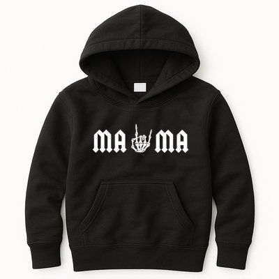Mama Of The Bad Two The Bone Birthday 2 Years Old Birthday Kids Hoodie