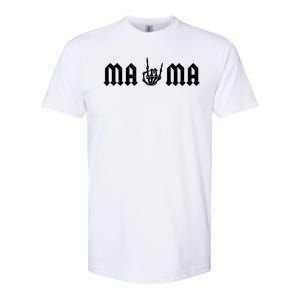 Mama Of The Bad Two The Bone Birthday 2 Years Old Birthday Softstyle CVC T-Shirt