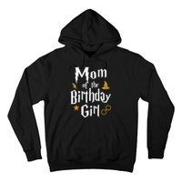 Mom Of The Birthday Girl Wizard 1st Birthday Family Party Hoodie