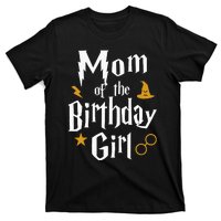 Mom Of The Birthday Girl Wizard 1st Birthday Family Party T-Shirt