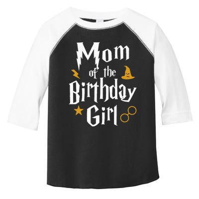 Mom Of The Birthday Girl Wizard 1st Birthday Family Party Toddler Fine Jersey T-Shirt