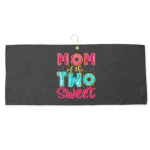 Mom Of The Two Sweet Proud Mother Mothers Day Gift Large Microfiber Waffle Golf Towel