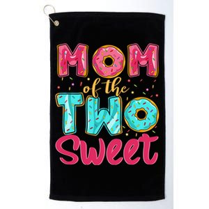 Mom Of The Two Sweet Proud Mother Mothers Day Gift Platinum Collection Golf Towel