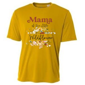 Mama Of The Little Wildflower Birthday Party Baby Shower Cooling Performance Crew T-Shirt