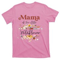 Mama Of The Little Wildflower Birthday Party Baby Shower T-Shirt