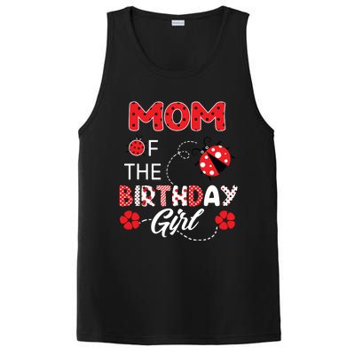 Mom Of The Birthday Family Ladybug Birthday PosiCharge Competitor Tank