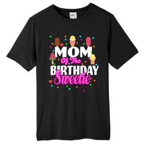 Mom Of the Birthday Sweetie Tall Fusion ChromaSoft Performance T-Shirt