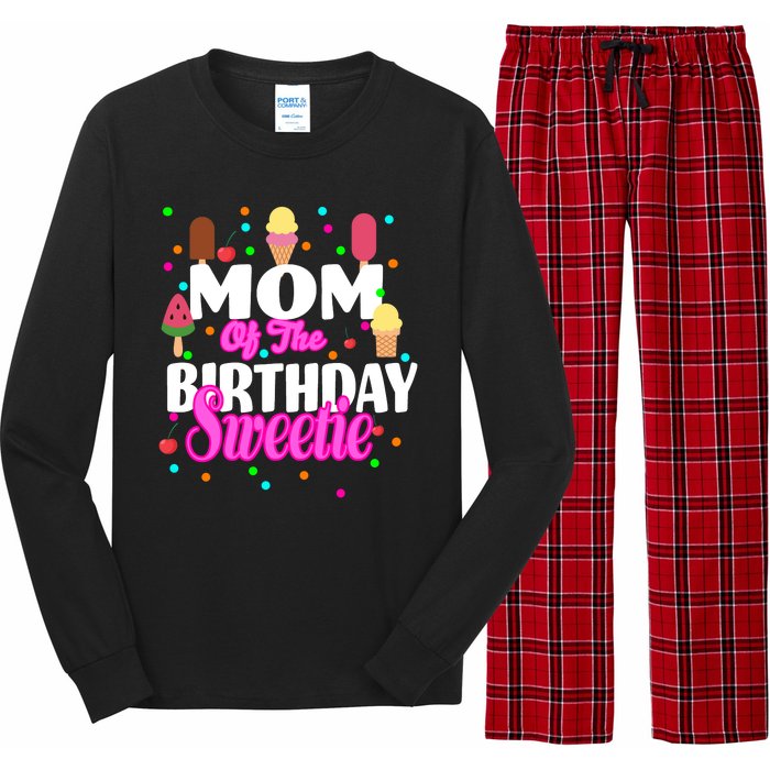 Mom Of the Birthday Sweetie Long Sleeve Pajama Set