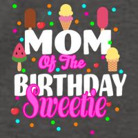 Mom Of the Birthday Sweetie Vector Backpack