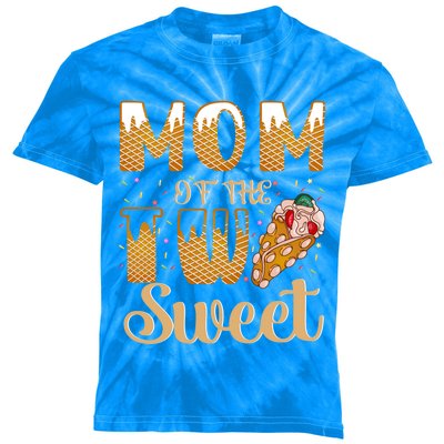 Mom Of The Two Sweet Proud Mother Mothers Day Gift Kids Tie-Dye T-Shirt