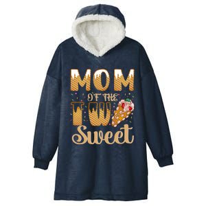 Mom Of The Two Sweet Proud Mother Mothers Day Gift Hooded Wearable Blanket