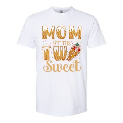 Mom Of The Two Sweet Proud Mother Mothers Day Gift Softstyle CVC T-Shirt