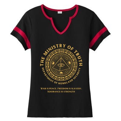 Ministry Of Truth Ladies Halftime Notch Neck Tee