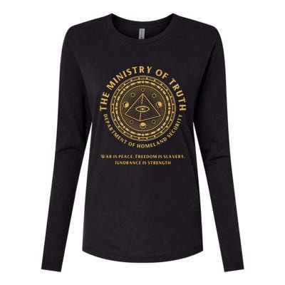 Ministry Of Truth Womens Cotton Relaxed Long Sleeve T-Shirt