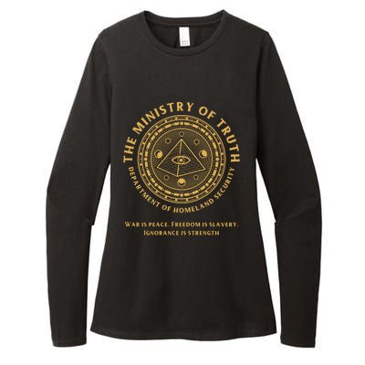 Ministry Of Truth Womens CVC Long Sleeve Shirt