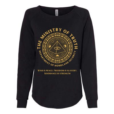 Ministry Of Truth Womens California Wash Sweatshirt