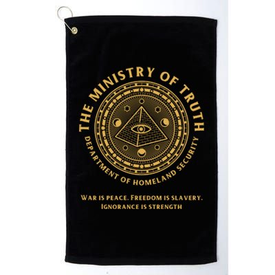 Ministry Of Truth Platinum Collection Golf Towel