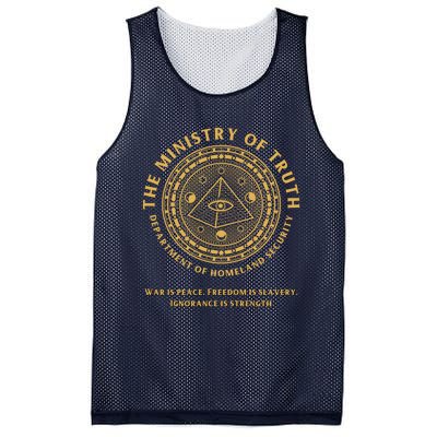 Ministry Of Truth Mesh Reversible Basketball Jersey Tank